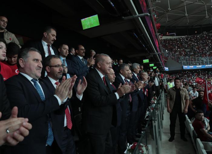Türkiye-Andorra maçından kareler