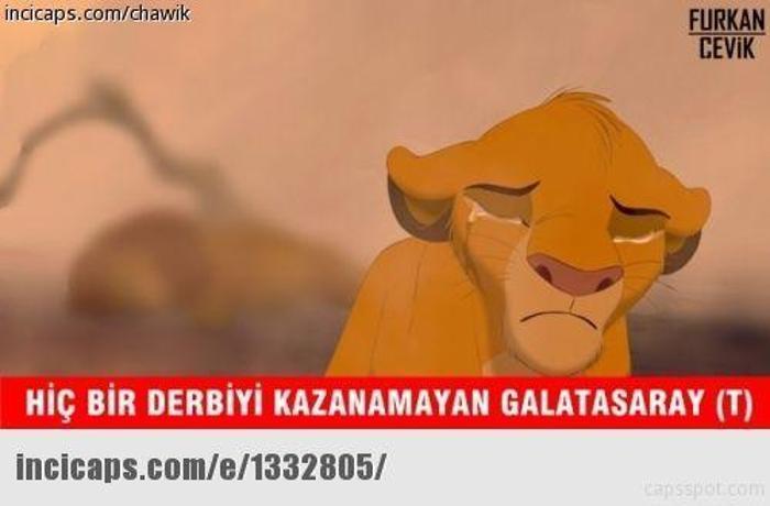 Galatasaray - Fenerbahçe maçı capsleri