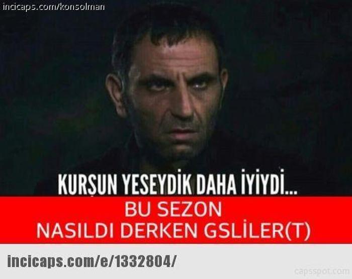 Galatasaray - Fenerbahçe maçı capsleri