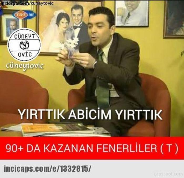 Galatasaray - Fenerbahçe maçı capsleri