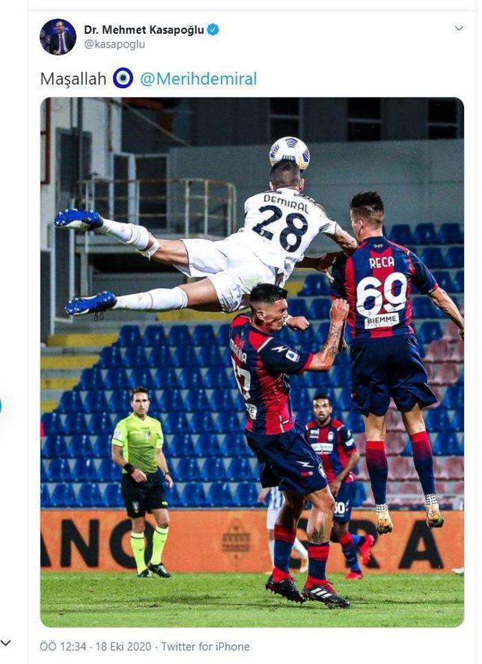 Merih Demiral uçtu Sosyal medya o fotoğrafı konuştu