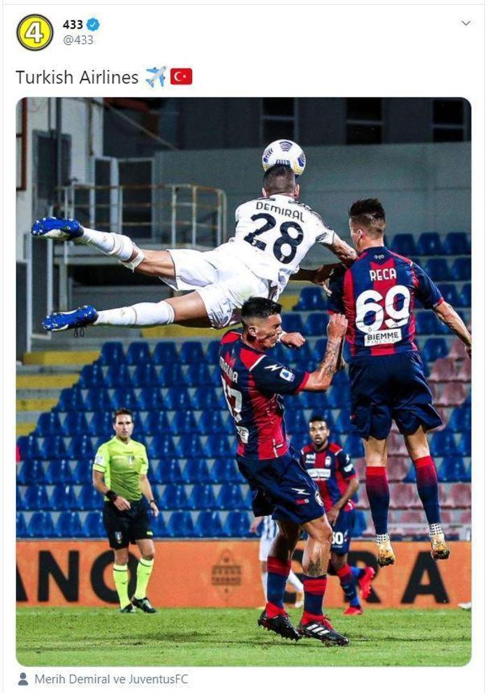 Merih Demiral uçtu Sosyal medya o fotoğrafı konuştu