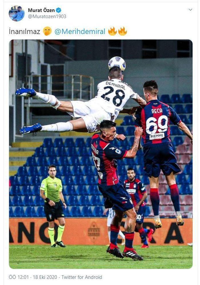 Merih Demiral uçtu Sosyal medya o fotoğrafı konuştu