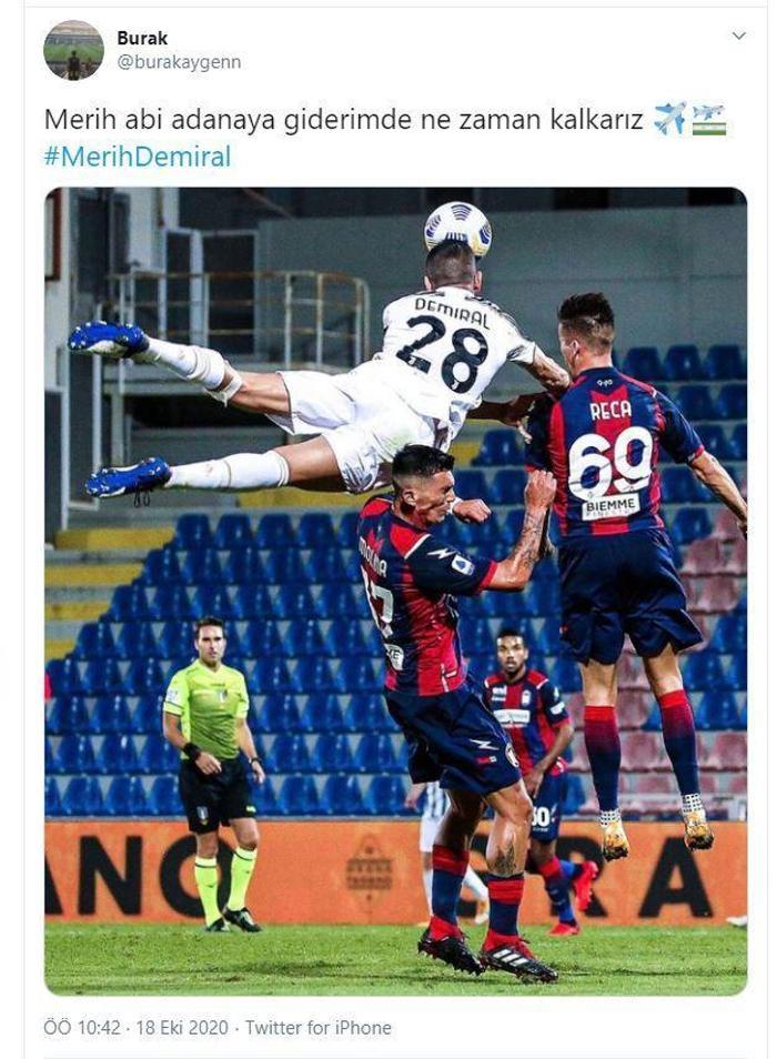 Merih Demiral uçtu Sosyal medya o fotoğrafı konuştu