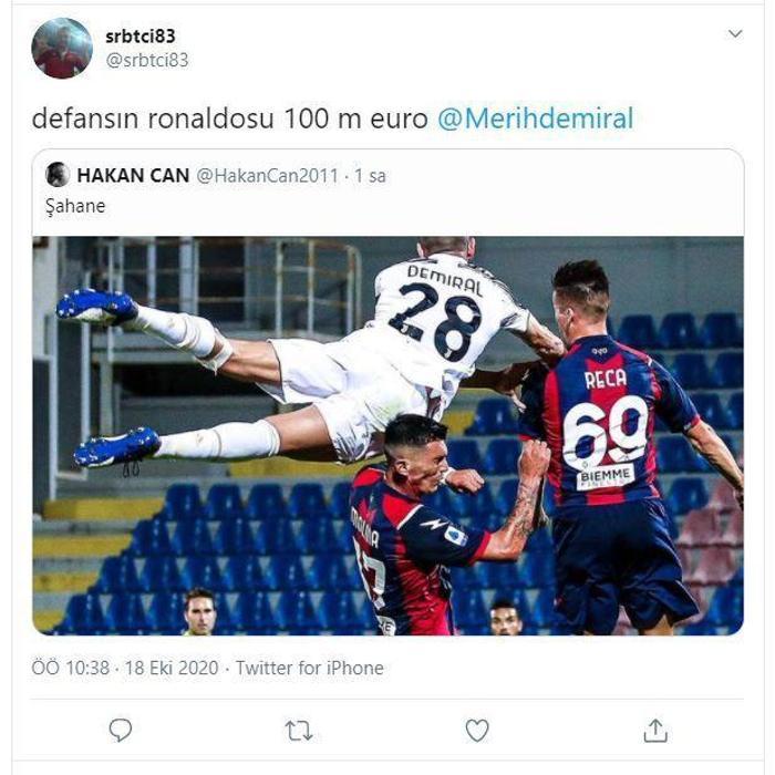 Merih Demiral uçtu Sosyal medya o fotoğrafı konuştu