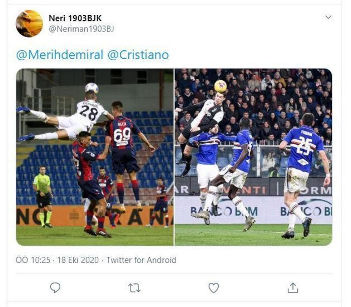 Merih Demiral uçtu Sosyal medya o fotoğrafı konuştu