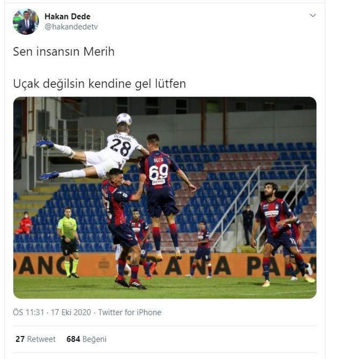 Merih Demiral uçtu Sosyal medya o fotoğrafı konuştu