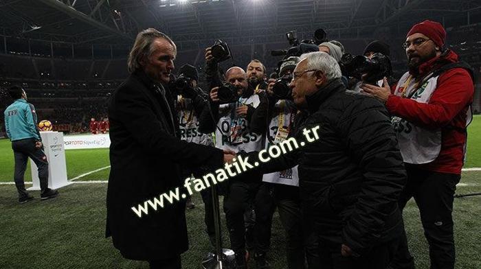 Galatasaray-Alanyaspor maçından kareler;