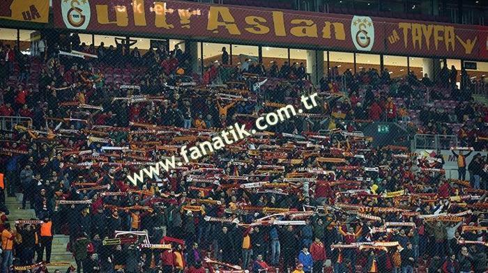 Galatasaray-Alanyaspor maçından kareler;