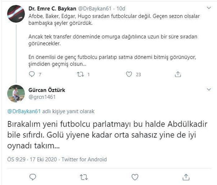Trabzonsporda Abdülkadir Ömür hayal kırıklığı yarattı