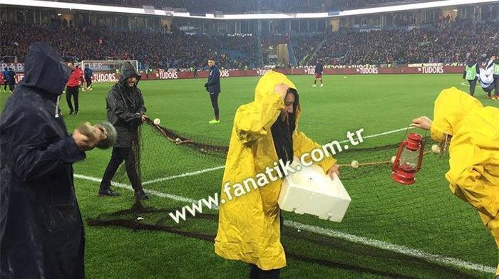 Trabzonspor-Beşiktaş maçından kareler