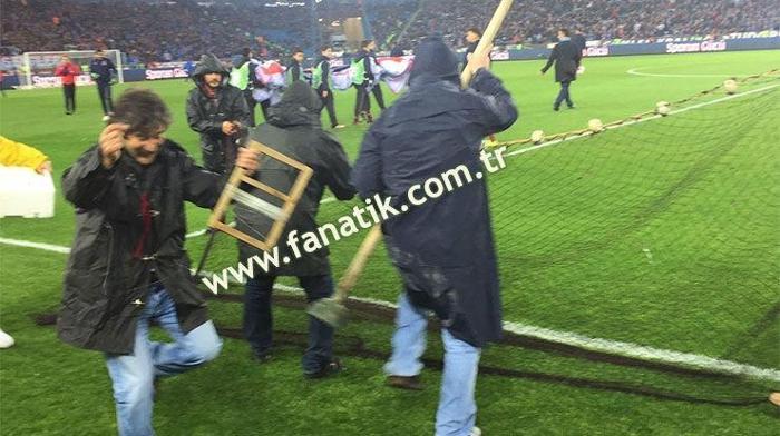 Trabzonspor-Beşiktaş maçından kareler