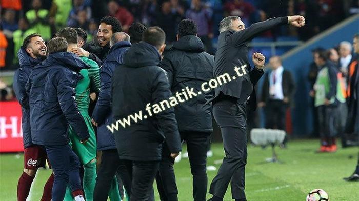 Trabzonspor-Beşiktaş maçından kareler