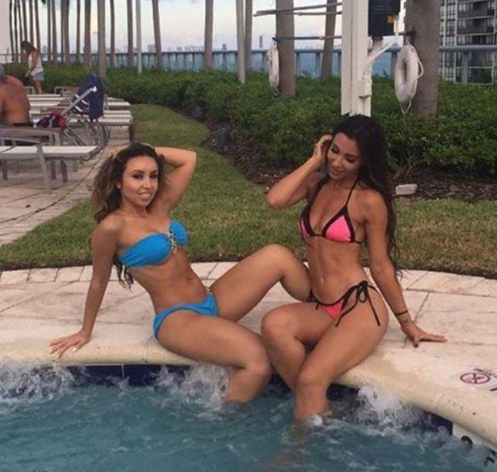 Almanyanın Kim Kardashianı Metisha Schaefer Miamide