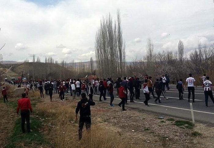 Malatya-Elazığ kavgası Asker havaya ateş açtı