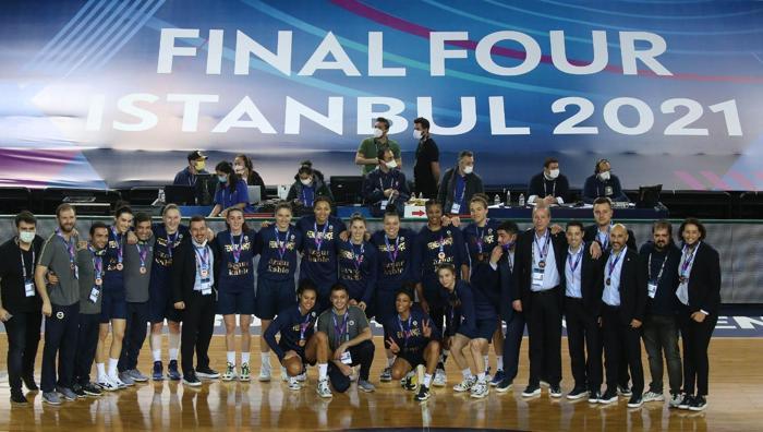 Sopronu mağlup eden Fenerbahçe, Kadınlar EuroLeaguede üçüncü oldu