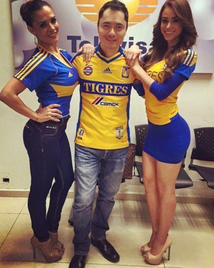Tigres forması ile hava durumu sunan güzel: Yanet Garcia