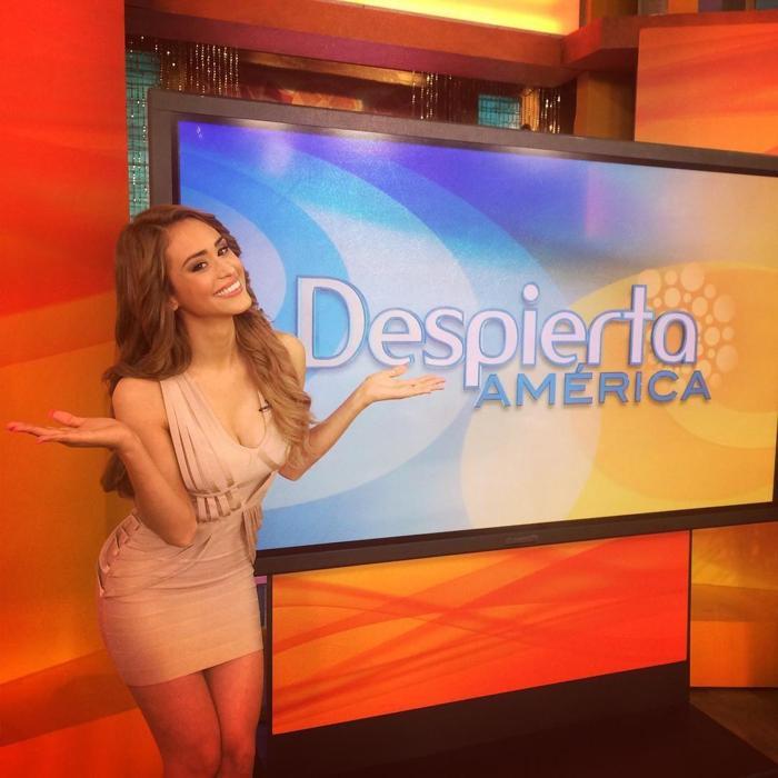 Tigres forması ile hava durumu sunan güzel: Yanet Garcia
