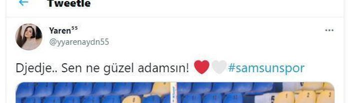 Brice Dja Djedje, Samsunspor taraftarının gönlünü fethetti