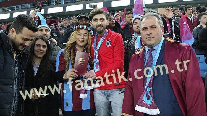 Trabzonspor-Galatasaray maçından kareler