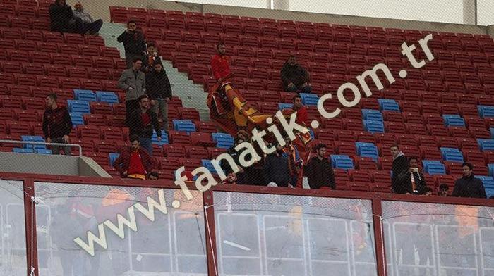 Trabzonspor-Galatasaray maçından kareler