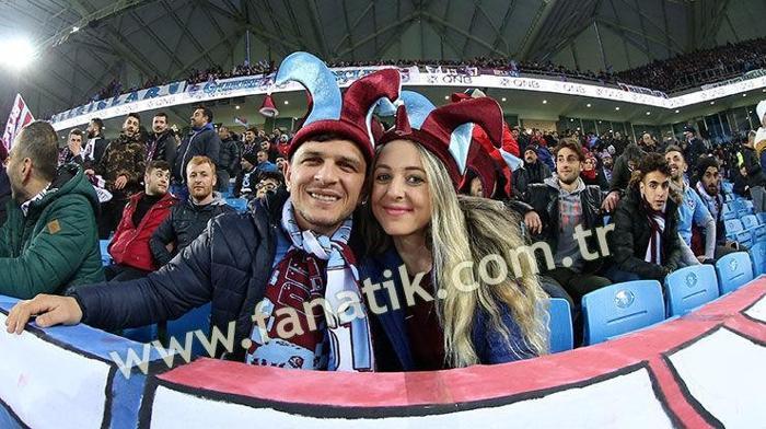 Trabzonspor-Galatasaray maçından kareler