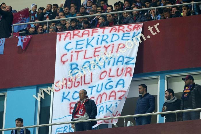 Trabzonspor-Galatasaray maçından kareler
