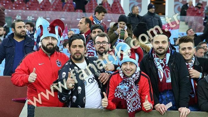 Trabzonspor-Galatasaray maçından kareler