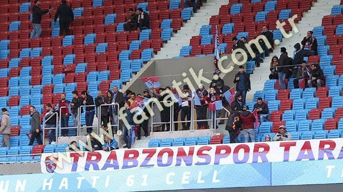 Trabzonspor-Galatasaray maçından kareler