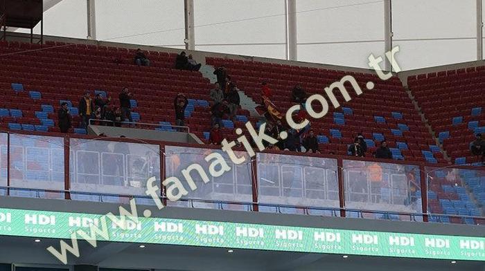Trabzonspor-Galatasaray maçından kareler