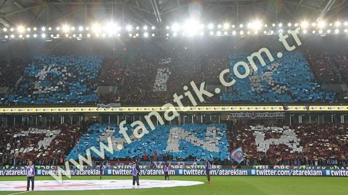 Trabzonspor-Galatasaray maçından kareler