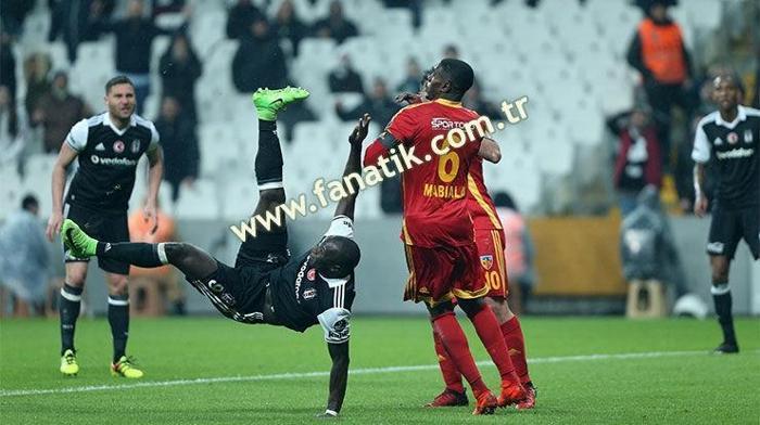 Beşiktaş-Kayserispor maçından kareler