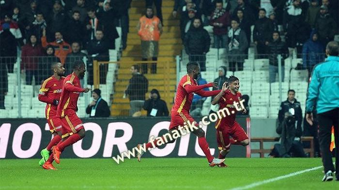 Beşiktaş-Kayserispor maçından kareler