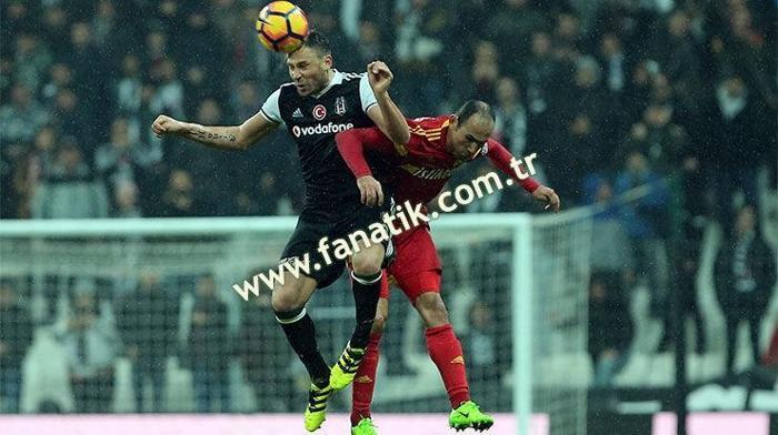 Beşiktaş-Kayserispor maçından kareler
