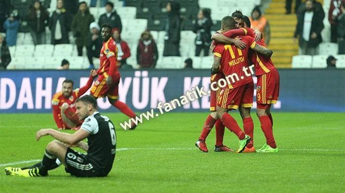 Beşiktaş-Kayserispor maçından kareler