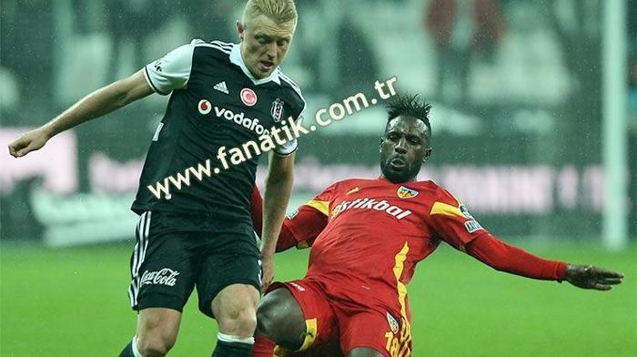 Beşiktaş-Kayserispor maçından kareler