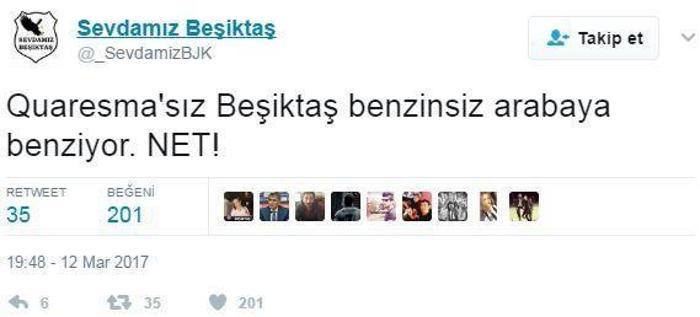Beşiktaş - Kayserispor maçına Twitter tepkileri