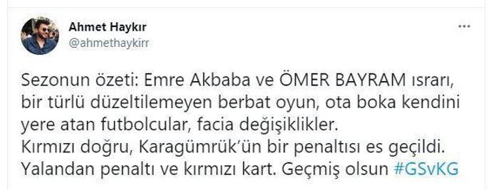 Galatasaray - Fatih Karagümrük maçı sonrası flaş yorum: Sahada takım yok