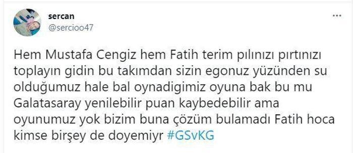 Galatasaray - Fatih Karagümrük maçı sonrası flaş yorum: Sahada takım yok
