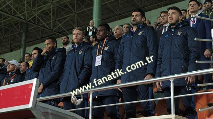 Aytemiz Alanyaspor-Fenerbahçe maçında kareler