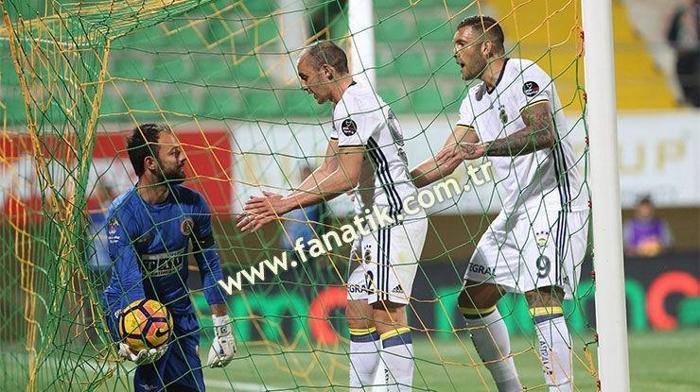 Aytemiz Alanyaspor-Fenerbahçe maçında kareler