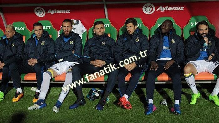 Aytemiz Alanyaspor-Fenerbahçe maçında kareler