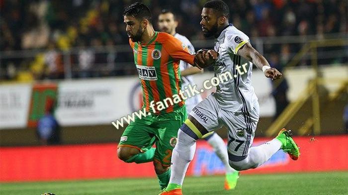 Aytemiz Alanyaspor-Fenerbahçe maçında kareler