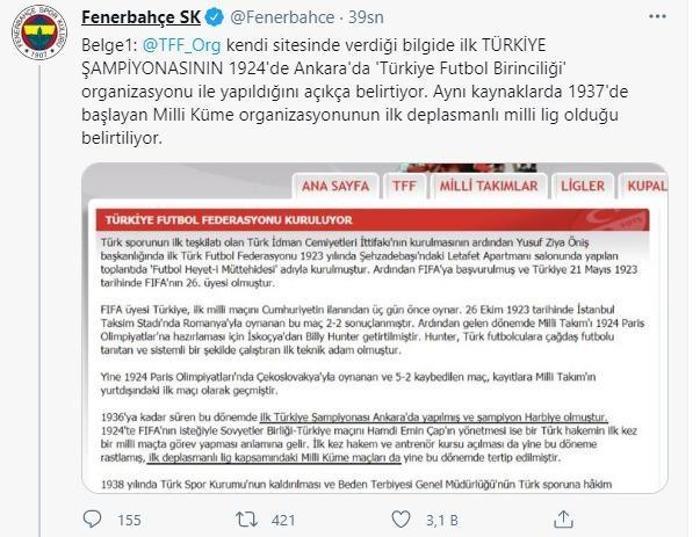 Son dakika | Fenerbahçeden Galatasaraya cevap geldi