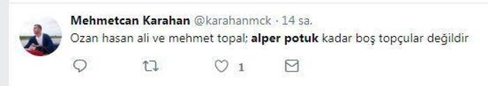 Fenerbahçe taraftarından Alper Potuka büyük tepki