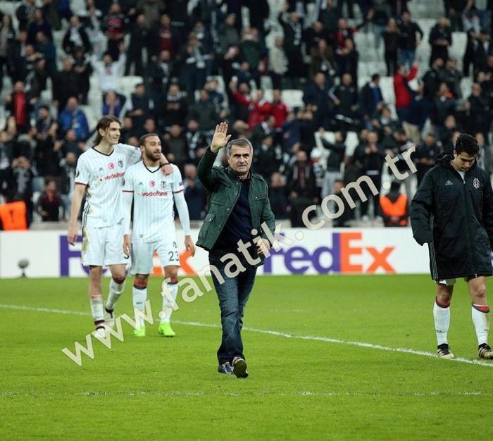 Beşiktaş - Hapoel Beer-Sheva maçından kareler