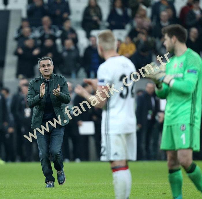 Beşiktaş - Hapoel Beer-Sheva maçından kareler