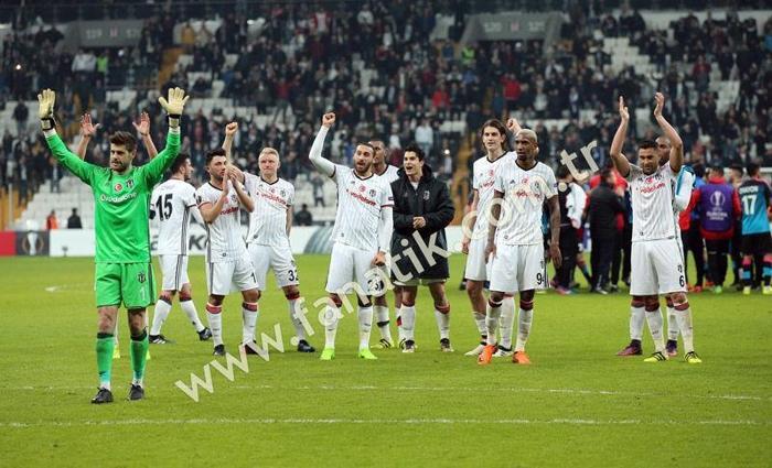 Beşiktaş - Hapoel Beer-Sheva maçından kareler