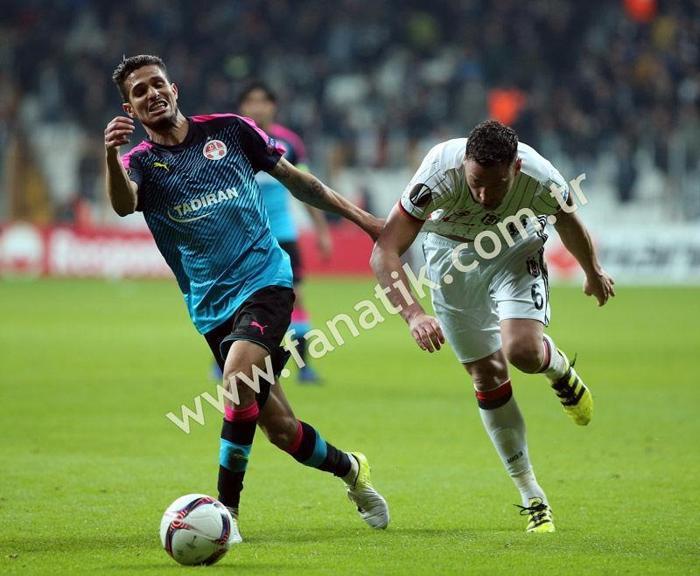 Beşiktaş - Hapoel Beer-Sheva maçından kareler