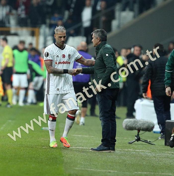 Beşiktaş - Hapoel Beer-Sheva maçından kareler